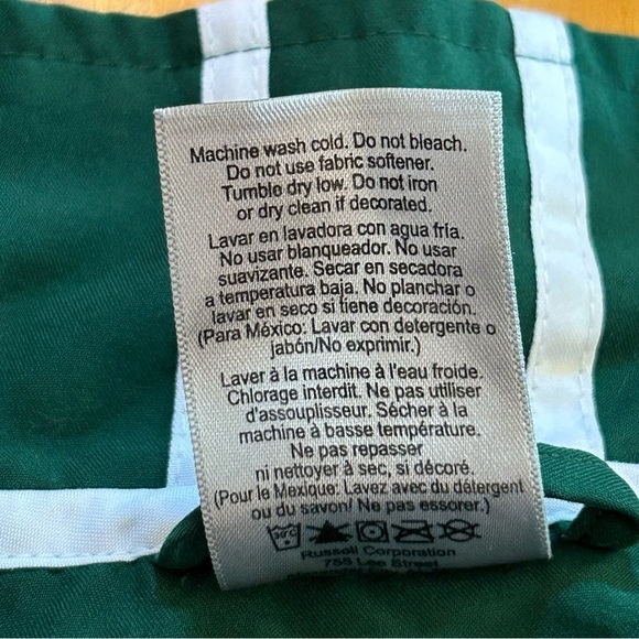 Russell Academy Athletics BFA St. Albans VT Men's Full Zip Windbreaker Green XXL - Picture 11 of 11